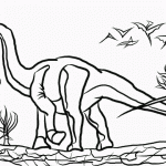 Argentinosaurus - omaľovánka
